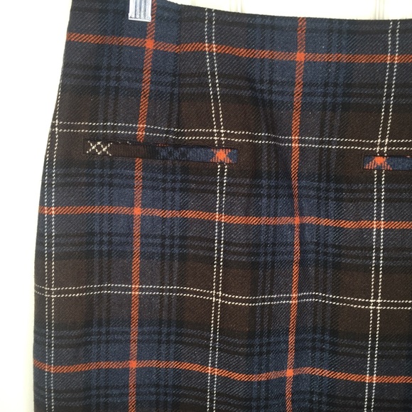 Cabi Heritage Plaid Skirt Style #742 Pleated Trim - Picture 2 of 12